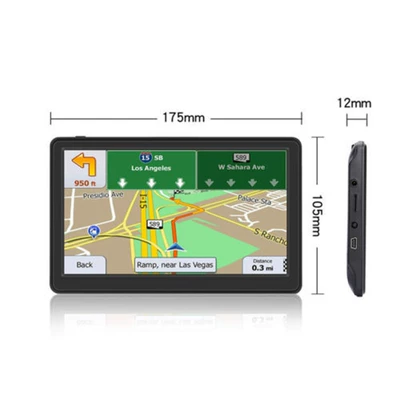 7inch Portable Navigator Gps Navigator Large Screen Hd Capacitor Portable Navigator Car Supplies
