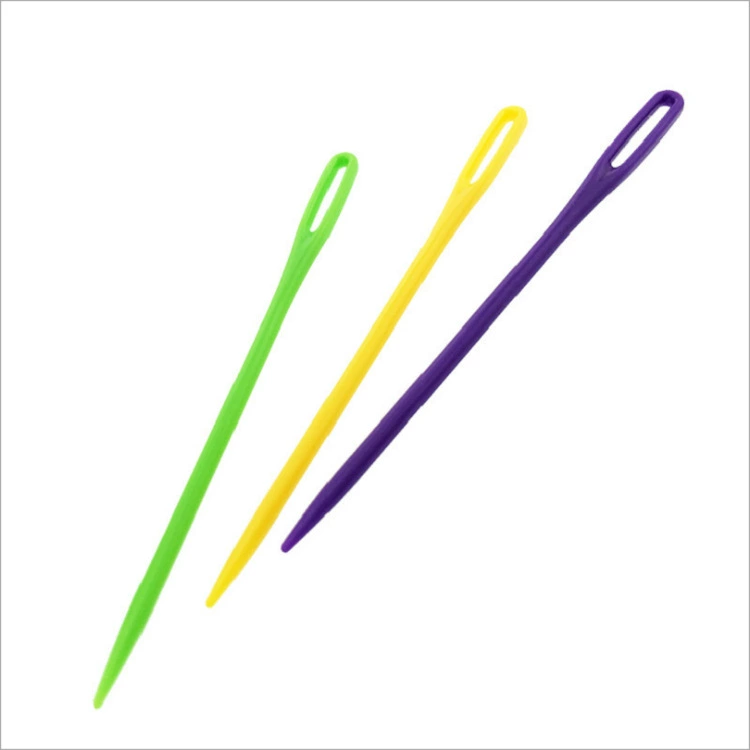 АБС материал для защиты окружающей среды 1000 шт./Кор. Ручная работа DIY большой глаз игла свитер игла пластиковая игла оптом