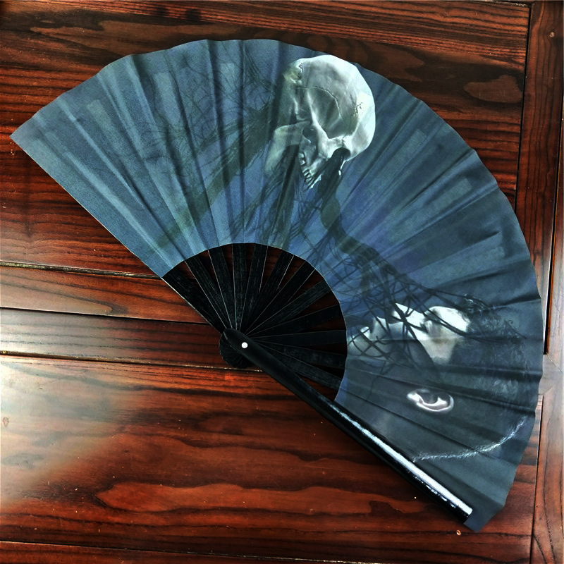 En stock transfronterizo Kung Fu ventilador de sonido ventilador de bambú ventilador de productos hechos a mano estilo chino regalo danza ventilador de comercio exterior ventilador