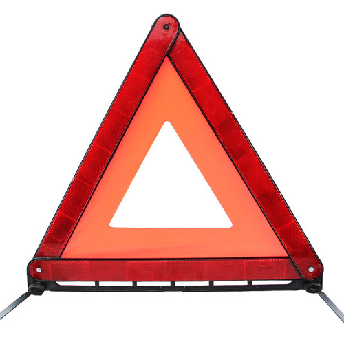 Car warning triangle tripod car fault reflective parking safety reflective tripod big red box