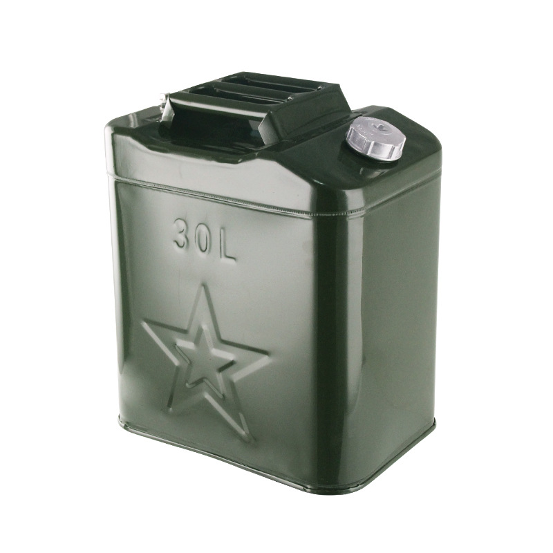 厂家批发加厚便携式方形金属桶冷轧板30L铝盖卧式方油桶10L---60L