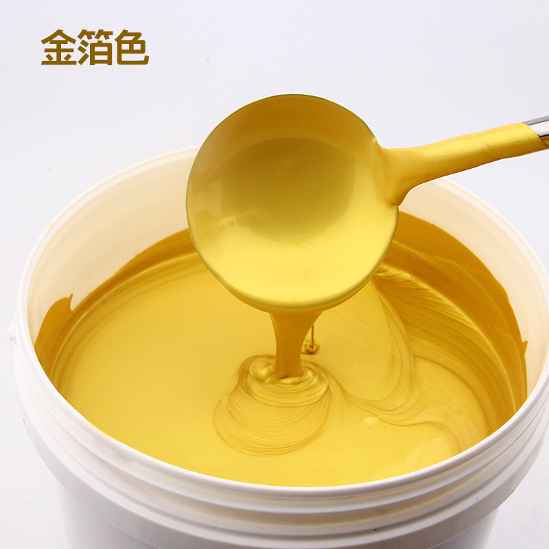 厂家批发水性金箔漆现货佛像涂刷金漆石膏铁艺描金黄金漆涂料批发