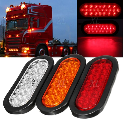 Cross-Border Export 24Led12V Red Yellow White High-Bright Side Light Tail Light Side Light Width Light Warning Light