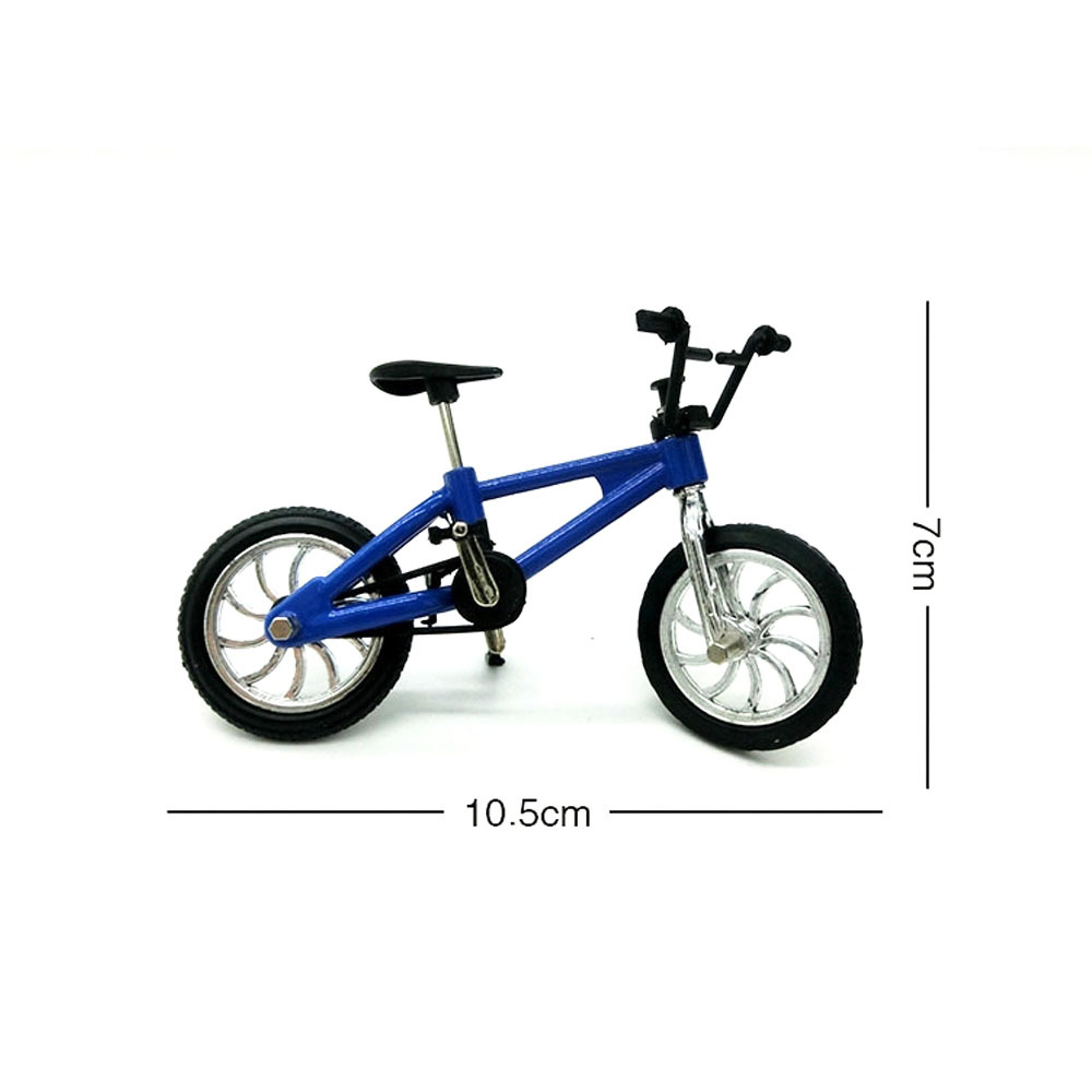 Juguete transfronterizo de simulación de aleación mini dedo modelo de bicicleta Dedo de juguete patineta bicicleta scooter traje