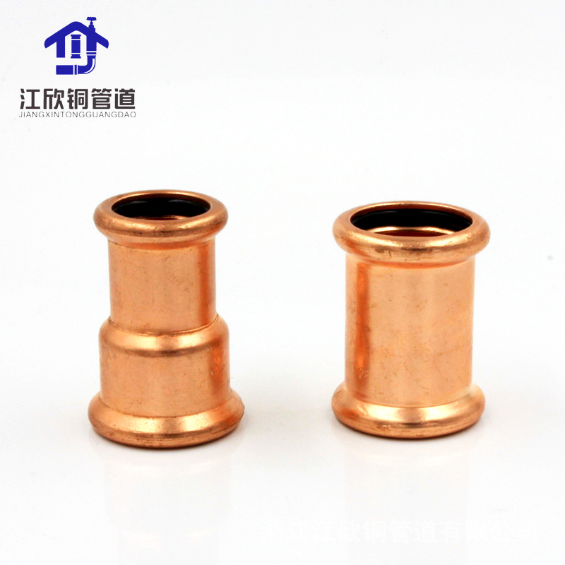 Grande y pequeño cabeza TP2 socket igual diámetro reducción de soldadura directa abrazadera agua calefacción refrigeración cobre rojo codo estándar australiano