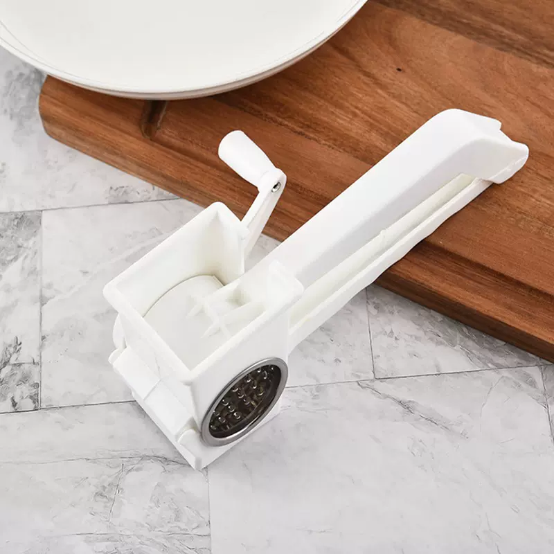 不锈钢二合一芝士刨手摇旋转芝士刨丝器创意奶酪刨