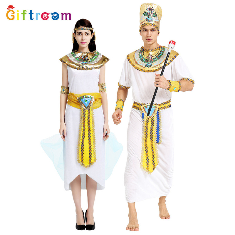 Carnival Party Costume Egypt New Nile Pharaoh Cleopatra Stage Show Couple Cosplay Costume Carnival Party Costume Egypt New Nile Pharaoh Cleopatra Stage Show Couple Cosplay Costume