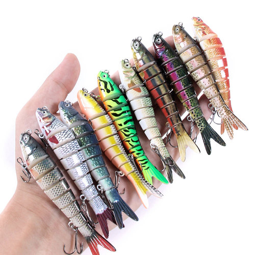 Knotted Fish Hengjia Fishing Gear Luya Fishing Bait 10 Colors Submersible Long-Range Fishing Bait Fishing Gear Fake Bait Knotted Fish Hard Bait Wholesale