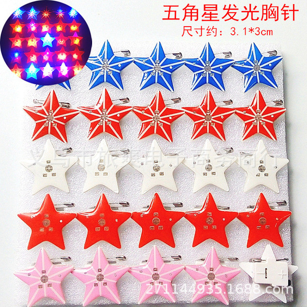 2025 Cartoon Glowing Brooch Flashing LED Light Flashing Brooch Badge…