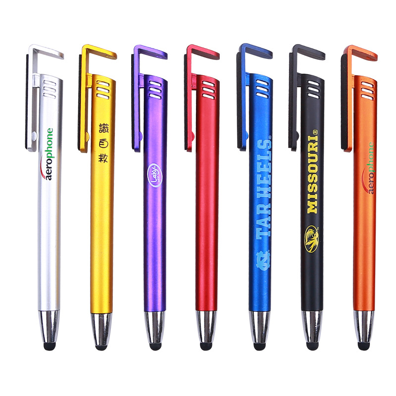 Gran capacidad de metal pintura gel pluma publicidad pluma logotipo firma pluma prescripción pluma hotel pluma QR código helado