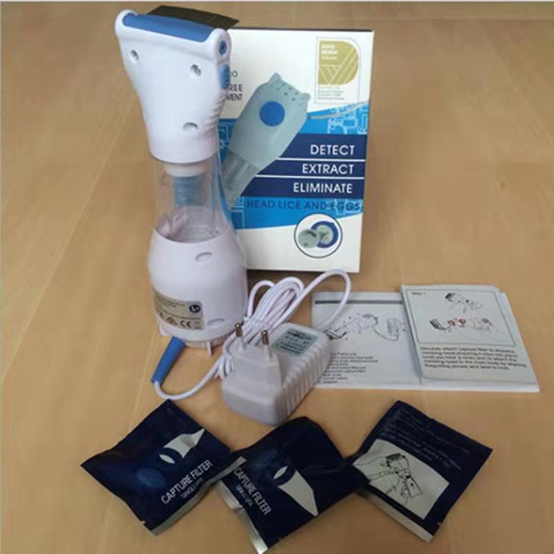 Cross-border pet lice remover electric dog cat hair cleaner to remove ticks flea comb lice catcher