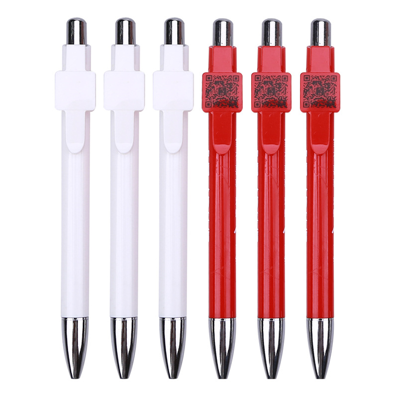 Gran capacidad de metal pintura gel pluma publicidad pluma logotipo firma pluma prescripción pluma hotel pluma QR código helado