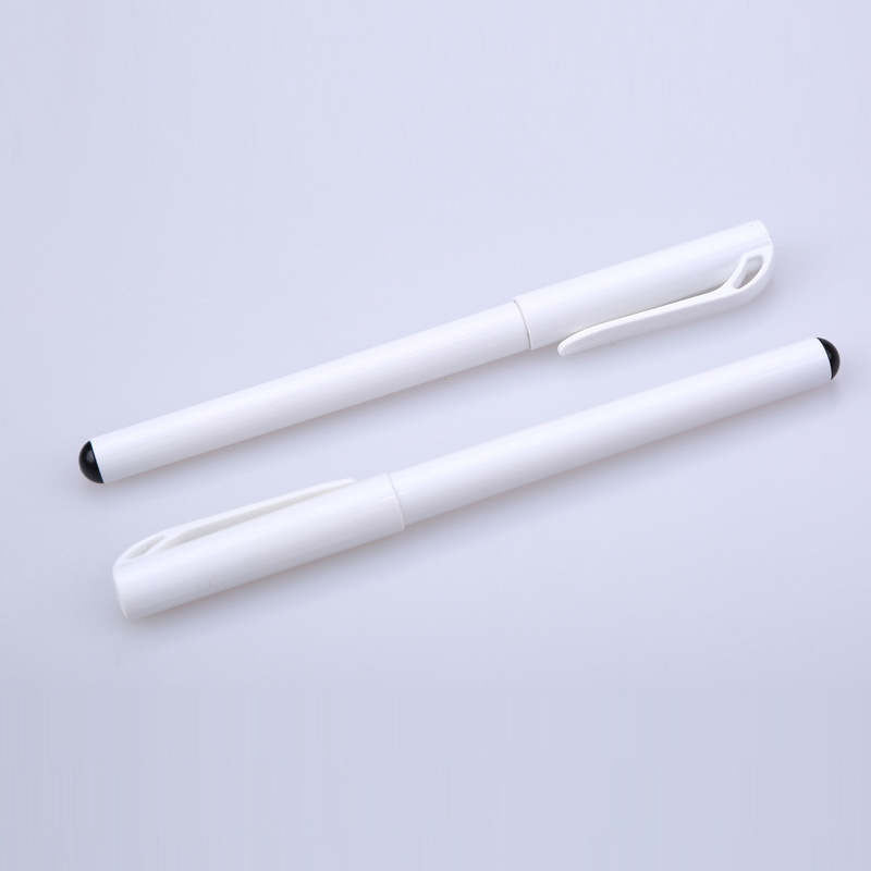 Gran capacidad de metal pintura gel pluma publicidad pluma logotipo firma pluma prescripción pluma hotel pluma QR código helado