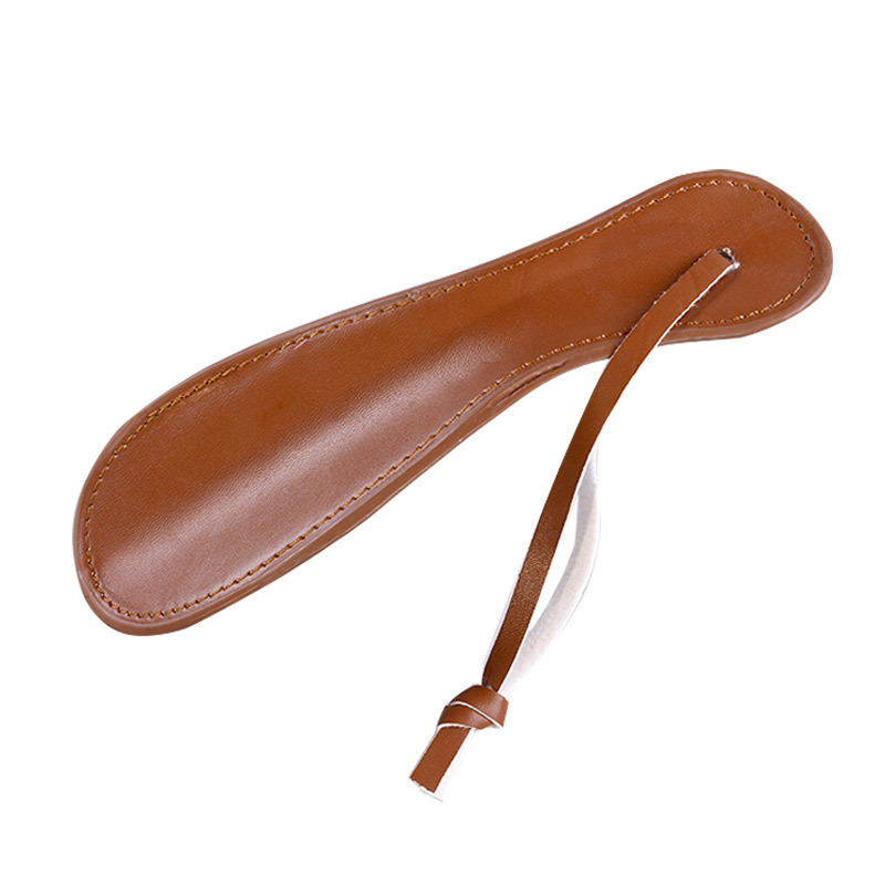 Caliente-Venta de cuero de la PU de acero inoxidable zapato extractor corto de ocho en forma de metal zapato extractor puede hacer LOGO color