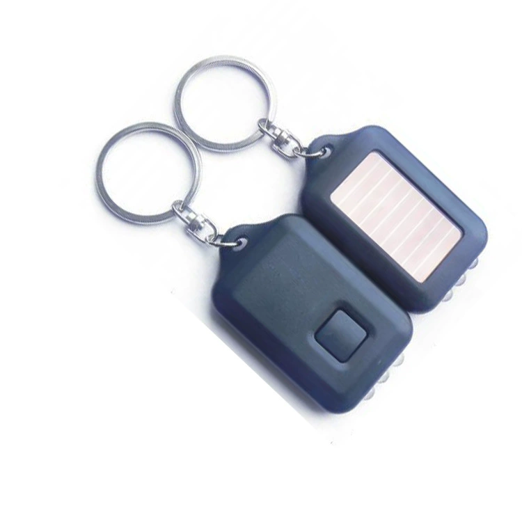 Солнечный светодиодный брелок новый фонарик Новый Солнечный рекламный бизнес подарок брелок фонарик