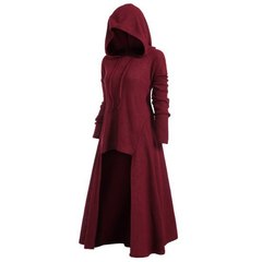 2019wisアマゾンebay欧米の女性服の大きいサイズのワンピースは帽子のカジュアルなゆったりした弾力の純色のコートになります。