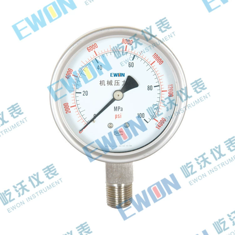 Завод питания механический манометр термостойкий манометр Y100 локальный дисплей манометр пружинная трубка манометр