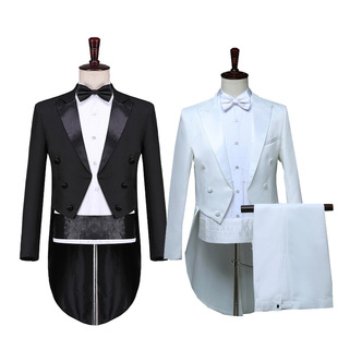 Men's Dress, Tuxedo, Magic Performance Conductor Costume, Vocal Singer Performance Costume, Jazz Suit, Dance Competition