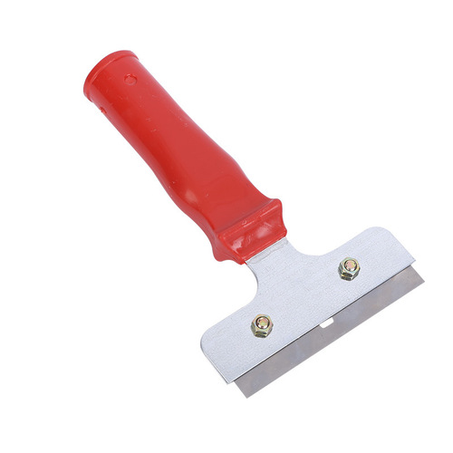 Grout removal tile floor cleaning scraper, adhesive cleaning tool small scraper, aluminum alloy glass cleaning knife