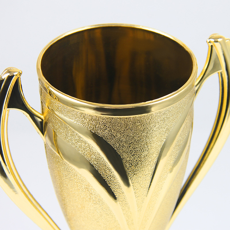 Trofeo de cristal no metálico, plástico galvanizado, para estudiantes, reuniones deportivas, baile, juguete pequeño, competición, antorcha, trofeo personalizado