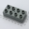 2×4 thick bricks [dark gray]