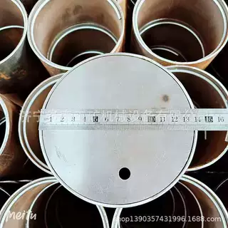 140mm金属观测点保护筒保护盒 基坑测斜管水位管沉降观测点盖