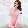 Lace thermal underwear, keep warm trousers, set