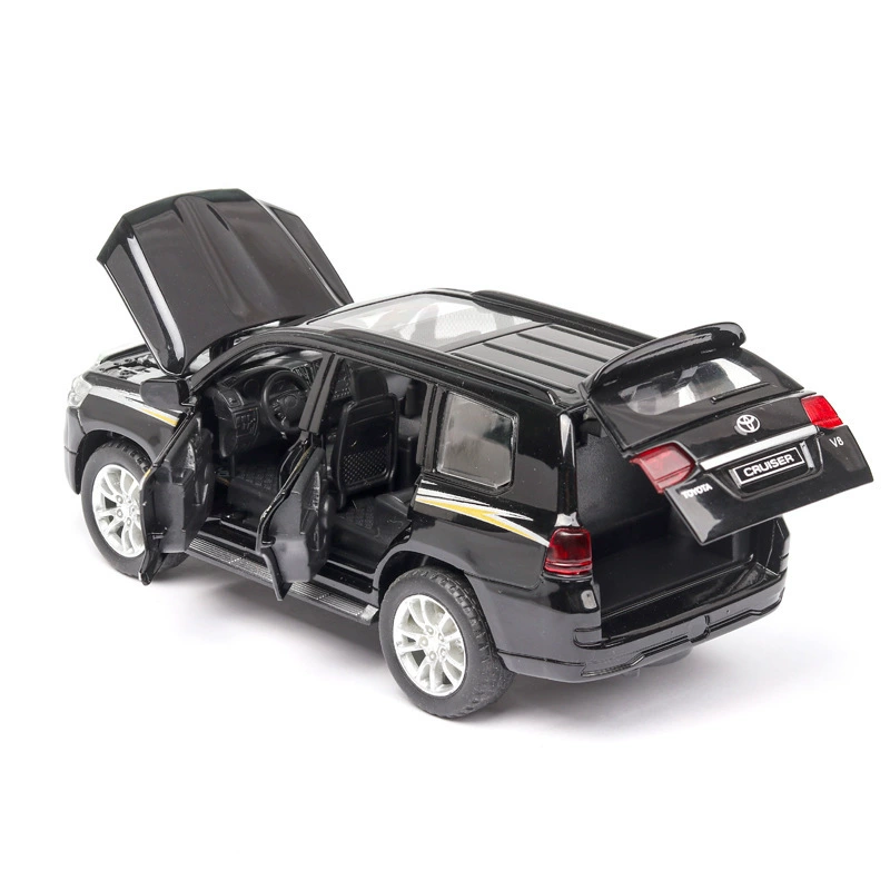 车致 1:32 Toyota Rand Cool Roadzawa Model Model Open Sound Light Land Patrol CZ093