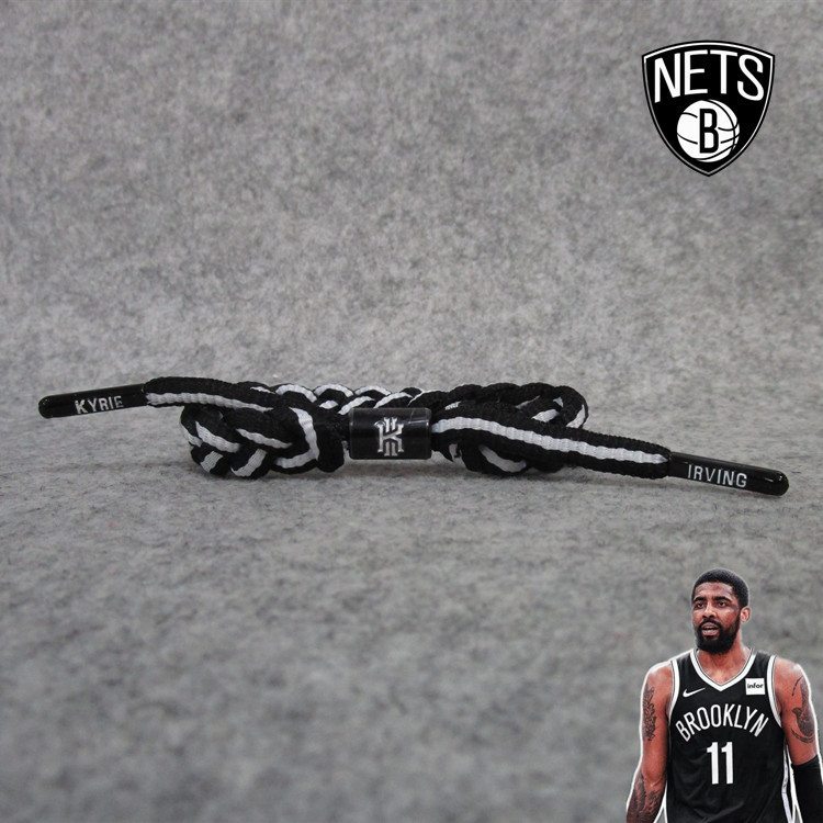 Nets No. 11 Kyrie Irving Star Strap Woven Adjustable Sports Bracelet Shoelace Bracelet Wrist Strap Accessories Nets No. 11 Kyrie Irving Star Strap Woven Adjustable Sports Bracelet Shoelace Bracelet Wrist Strap Accessories