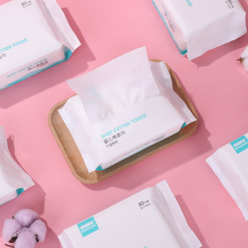 Doradob 80-packs Disposable Maternity Soft Towels/Infant Face Towels/Dry Wet Two-Use Towels, Item 6226 Wholesale