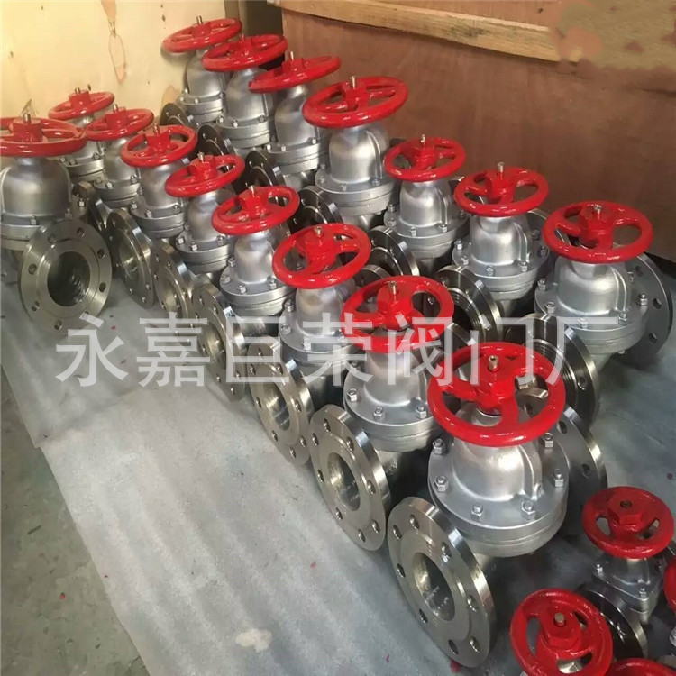 304 不锈钢法兰隔膜阀 G41J-10P 隔膜阀厂家 DN25