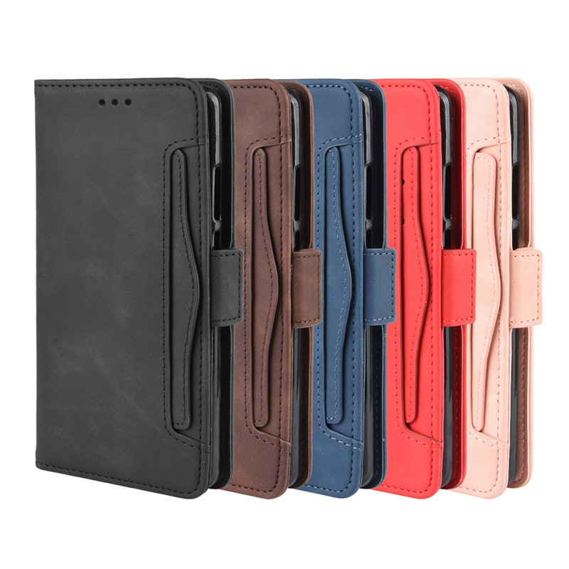 Suitable for Huawei P30Pro Mobile Phone Case Huawei P20 Lite Multi-Card Slot Leather Case Flip Cover Y9 Prime