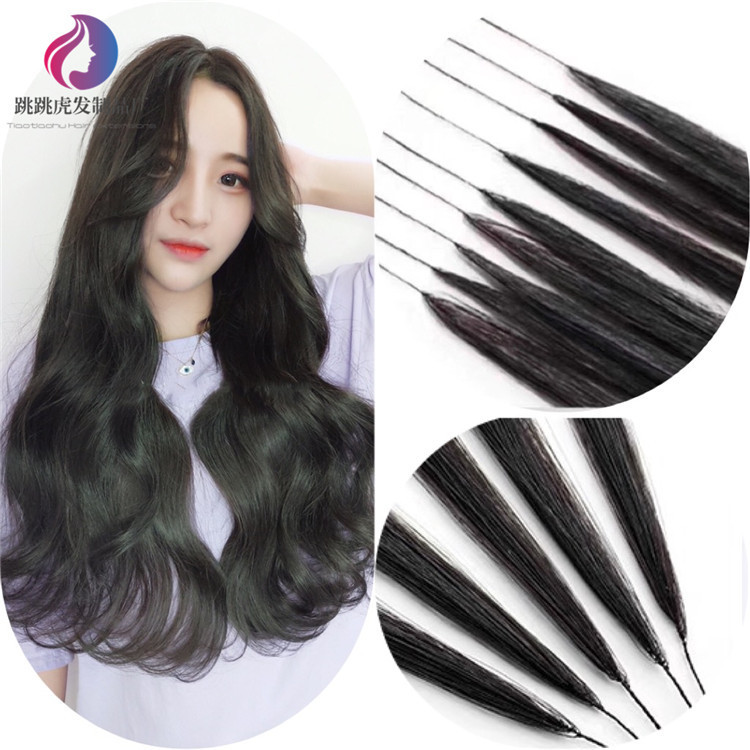 Factory direct feather hair hair without trace human hair invisible comfort without glue without buckle comfortable natural human hair