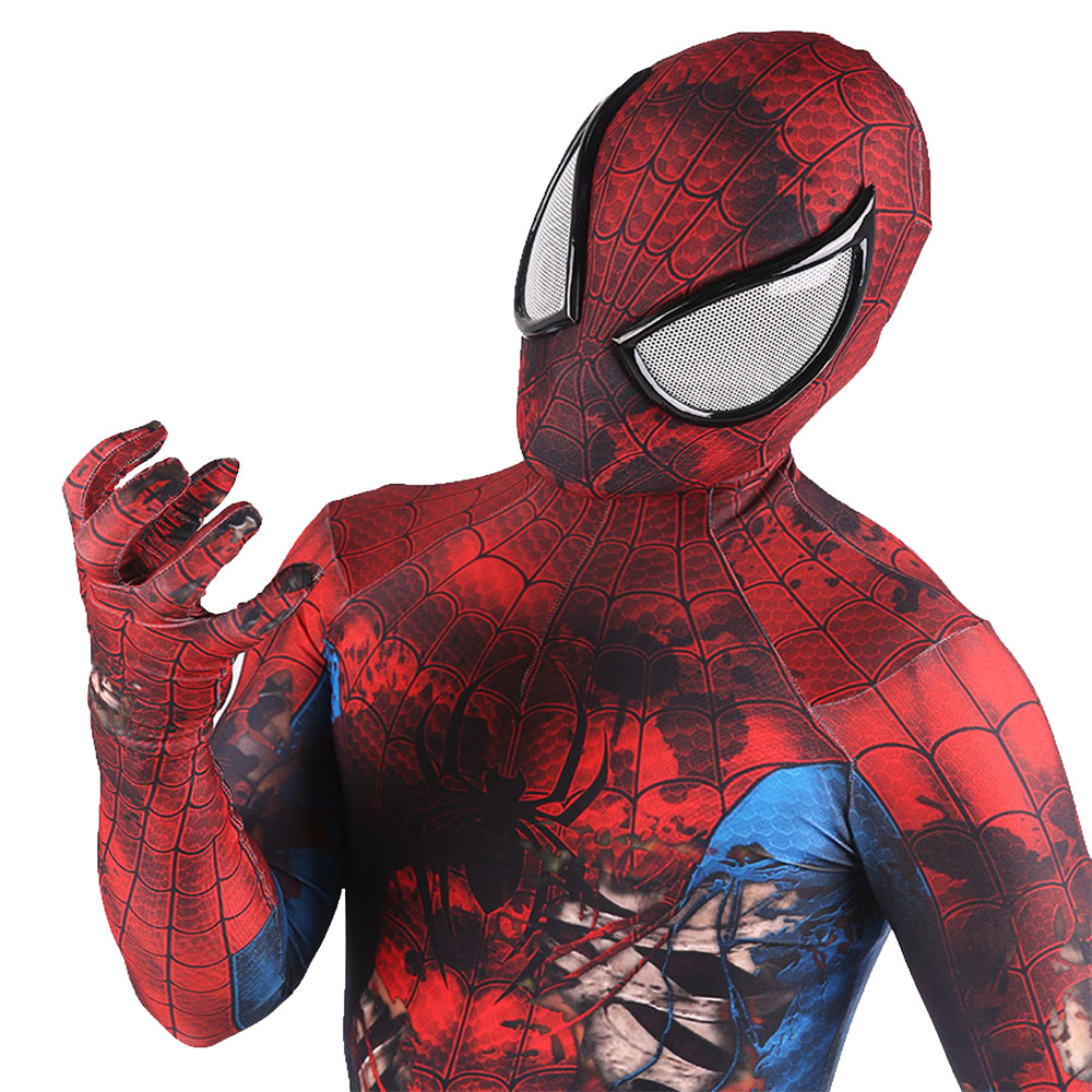 Marvel New Skull Spider/Spider Leotsuit 3D Print Siaman Halloween COSPLAY Costume Anime