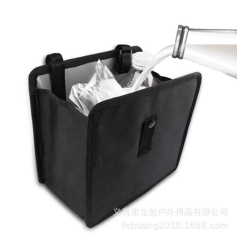 Оптовая продажа складных автомобильных мусорных корзин для трансграничной торговли: вместительный водонепроницаемый органайзер для хранения, мусорный бак на спинку автомобильного сиденья