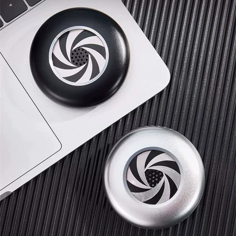 Креативный автомобильный ароматизатор с длительным ароматом, освежитель воздуха для автомобиля, твердый держатель для духов с вращающимися лопастями для контроля аромата.