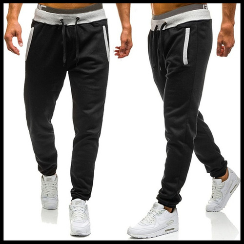 Bestselling Men's Casual Pants for Young Men - Elastic Loose Straight Leg Pants in Solid Color