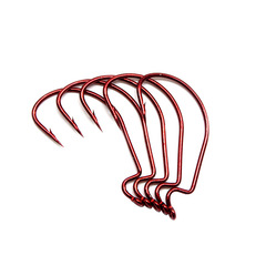 Wholesale Curved Hook HOOK Ten-Pack Curved Hook for Grouper, Perch, Largemouth Bass Fishing Tackle Accessories