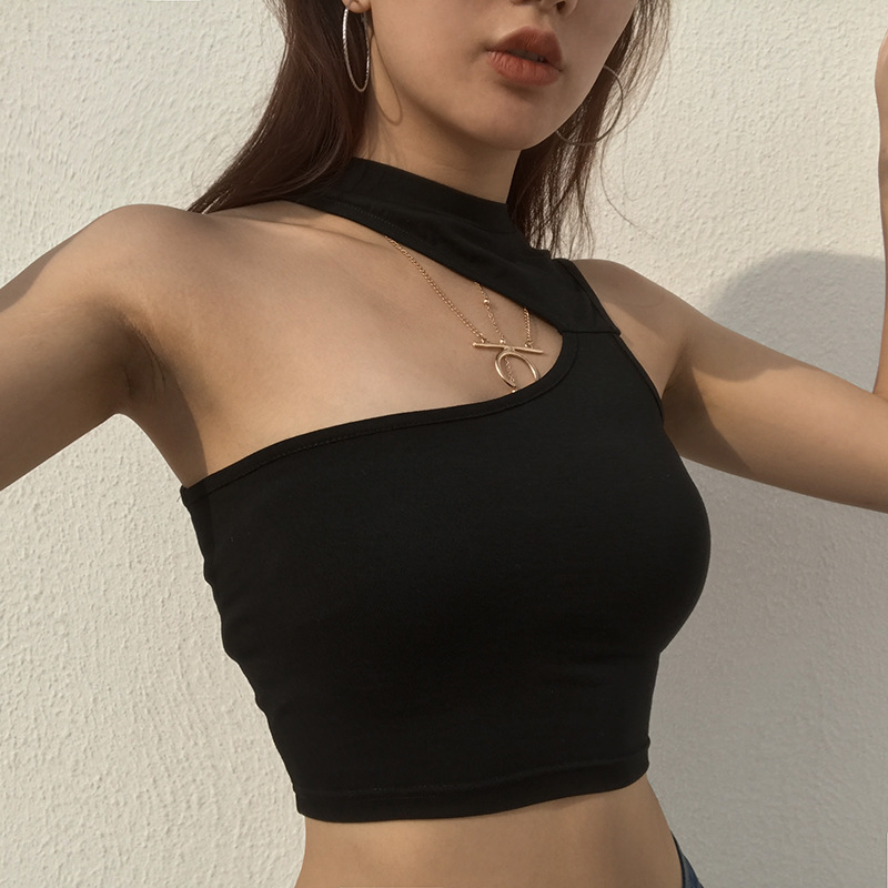 summer sexy short body-friendly T-shirt