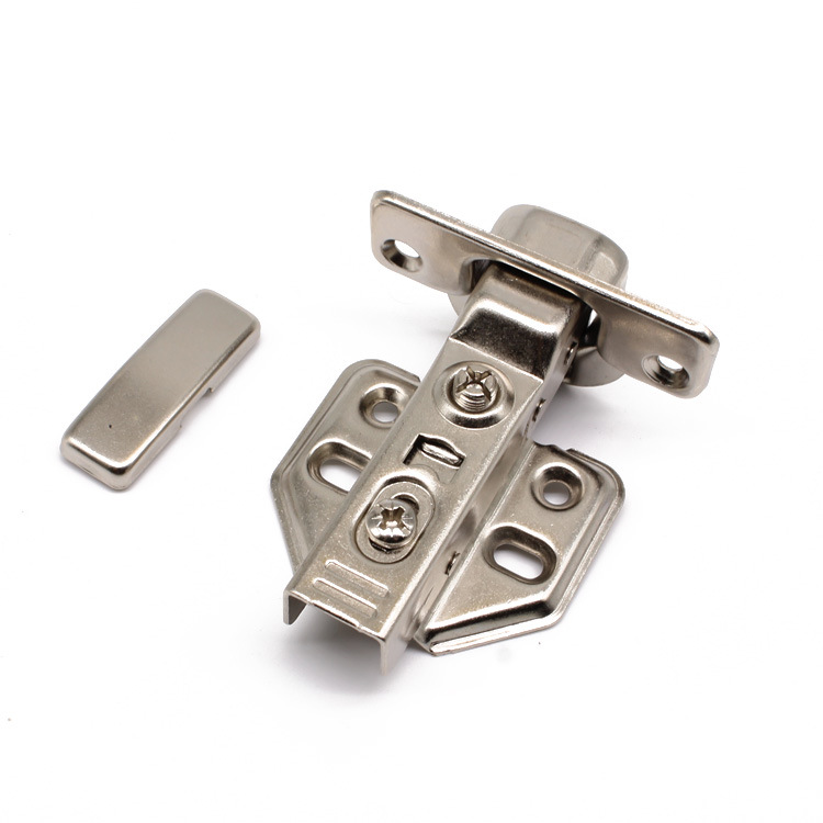 Bisagra de amortiguación hidráulica de acero laminado en frío en stock, bisagra de puerta trasera de hierro, bisagra para muebles de gabinete, accesorios de ferretería