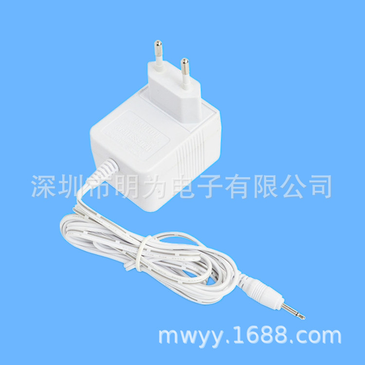线性电源9V200mA 欧规CE认证 TUV认证 圆插高台电源
