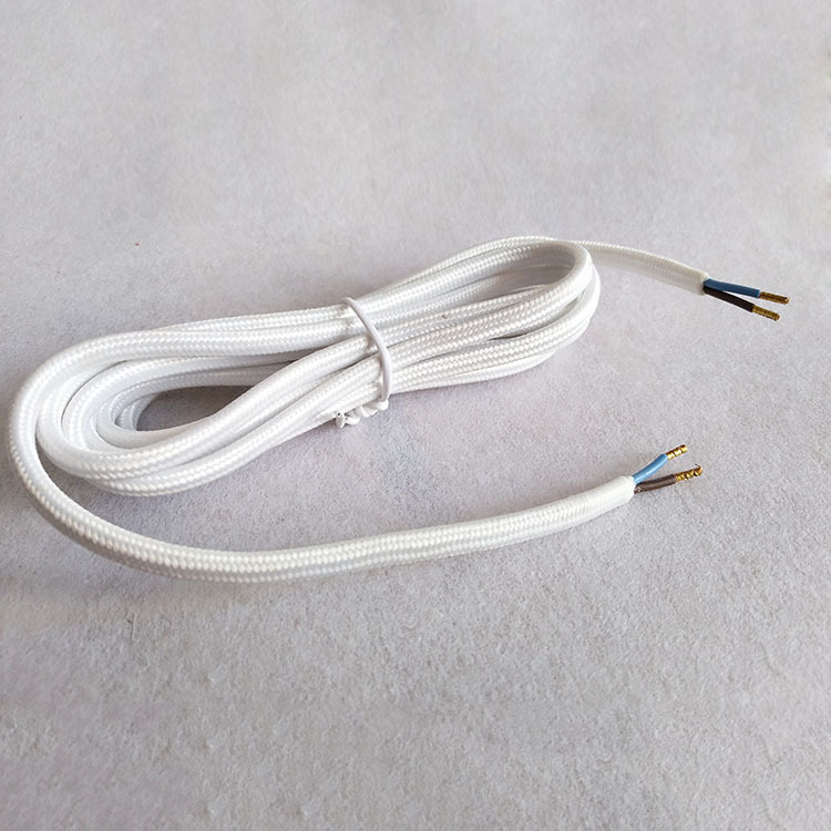 佳琪兴专业生产2*0.75平方PVC彩色编织圆线质保2年USB插头线专用