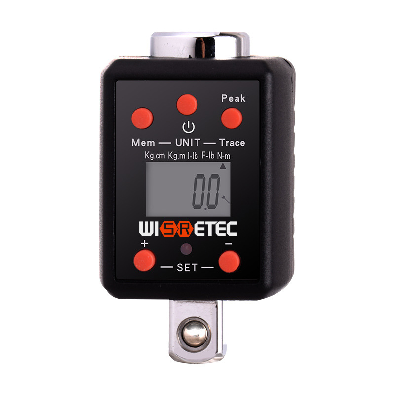 Venta caliente de alta precisión electrónica pantalla digital medidor de par biela 1.5-1000NM gran par de torsión llave