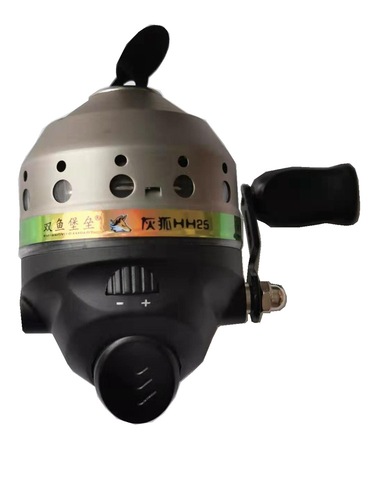 Cross-border Pisces Fortress Gray Fox HH25 metal shooting fishing wheel internal closed road sub-wheel follower fishing reel