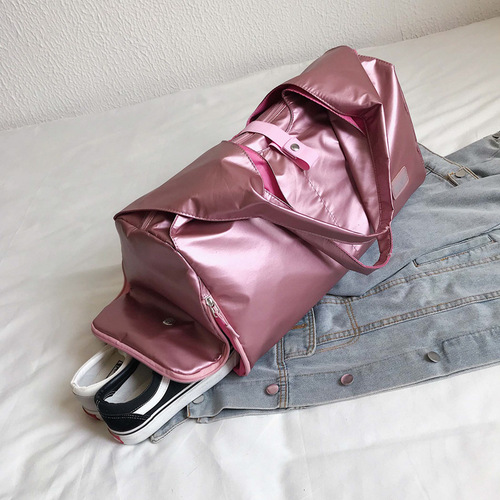 Wet and Dry Separation Women's Bag Yoga Swim Bag Travel Bag Storage Bag Hand Carry Luggage Large Bag Gym Fitness Customization