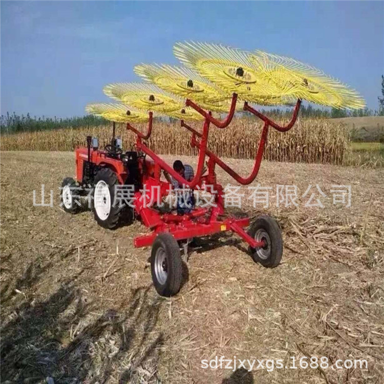 种植搂草机 牧草杂草搂集机 搂草摊晒一体机节能收割机高效