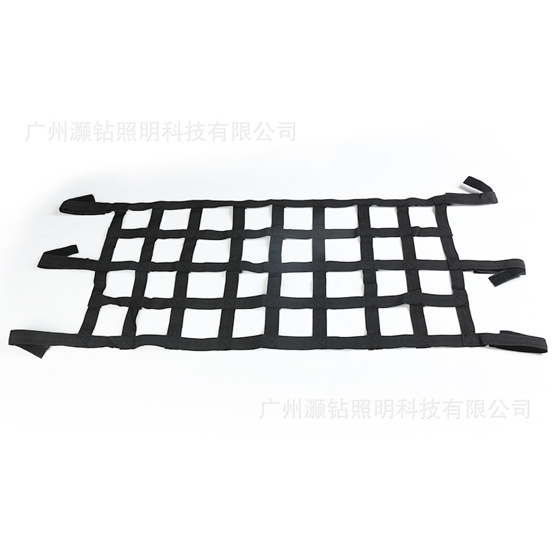 Pastor de múltiples funciones Roll-Prueba de rack de carga caja de cola neta superior del coche/techo suave hamaca JK JL TJ Universal