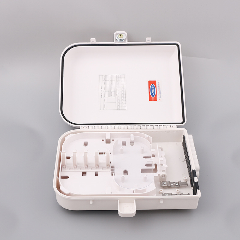 16芯FTTH光纤分纤箱1分16分线盒入户配线箱分光箱尾纤适配器可满
