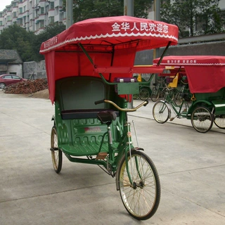 定制厂家直销供应三轮车人力黄包车 人力客运三轮车 ABS斗黄包车