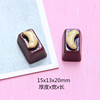 Small realistic resin, acrylic food play with accessories, dessert jewelry, pendant, handmade